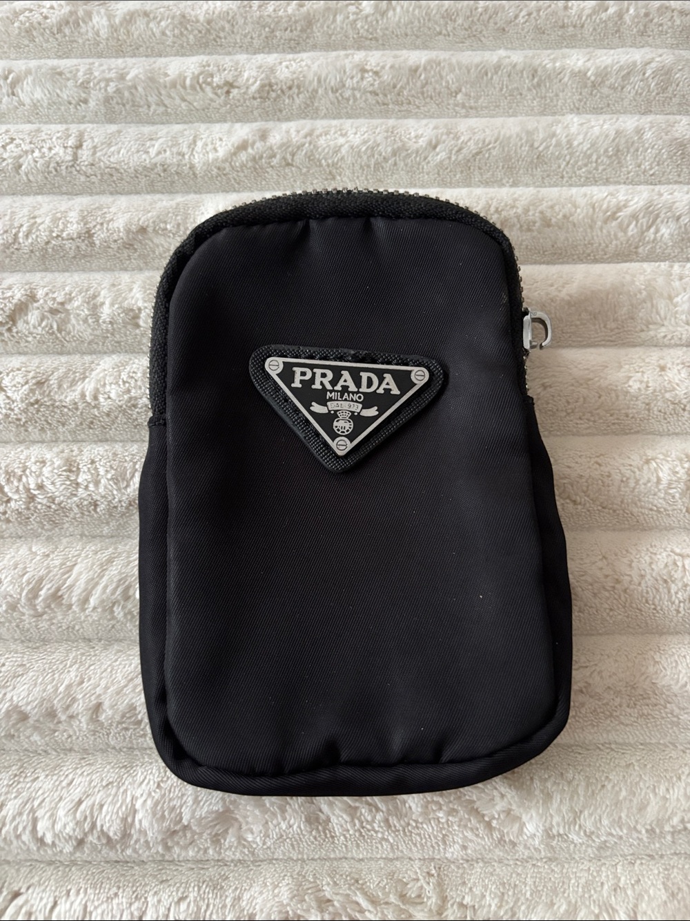 Pouch with Triangle Logo